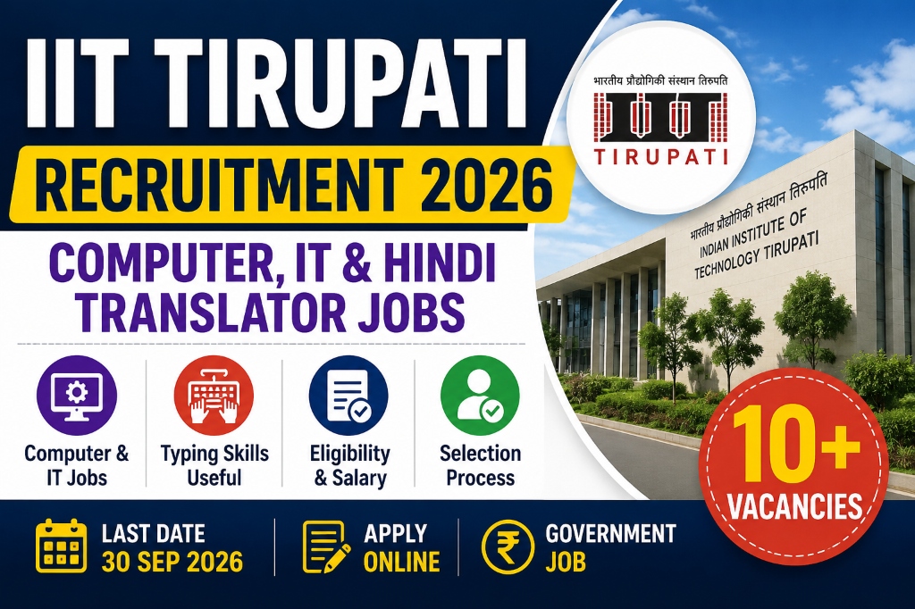 IIT Tirupati Recruitment 2026