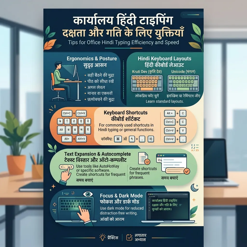 Tips to Increase Hindi Typing Speed and Efficiency for Office Work